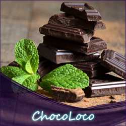 Liquid ChocoLoco für Ihre E Zigarette erinnert an Feine Schokolade mit einem Hauch von Blumen