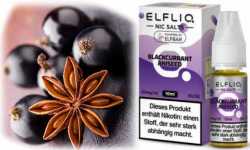 Blackcurrant Aniseed schwarze Johannisbeere Anis ELFLIQ Elfbar Nikotinsalz Liquid 10ml