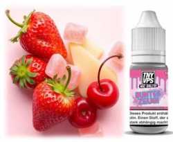 Buntes Zeug Kaugummi Erdbeeren Apfel Birne Kirsche TNYVPS Nikotinsalz Liquid 10ml 18mg