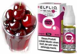 Cherry Cola Kirsch Cola ELFLIQ Elfbar Nikotinsalz Liquid 10ml