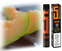 Double Melon 5EL Wassermelone Honigmelone Einweg E-Zigarette 16mg 0mg Shisha