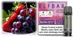 Strawberry Grape Erdbeeren Weintrauben Elfa Pod 2 Stück Elfbar 20mg
