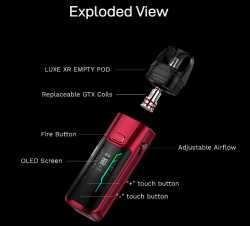 Luxe XR Max Pod Vaporesso 2800mAh bis-zu 80Watt