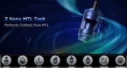 Preview: GeekVape Z Nano MTL 26,8mm 4ml Verdampfer 0,8 Ohm 1,2 Ohm Top Filling Air Flow Control Preview: GeekVape Z Nano MTL 26,8mm 4ml Verdampfer 0,8 Ohm 1,2 Ohm Top Filling Air Flow Control