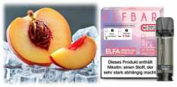 Peach Ice Pfirsich Frische Elfa Pod 2 Stück Elfbar 20mg