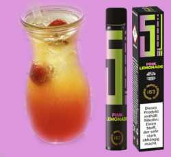 Pink Lemonade 5EL Frucht Limonade Einweg E-Zigarette 16mg 0mg Shisha