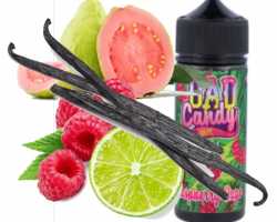 Himbeeren, Limette, Guave, Vanille & Kühle Raspberry Rage Bad Candy Aroma 10ml in 110ml Flasche