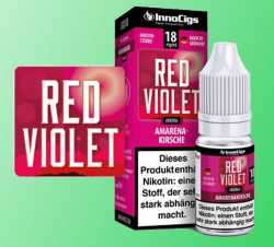 (Sauer-Kirschen + Sirup) Amarena Kirsche Red Violet Innocigs 10ml Liquid Flüssigkeit