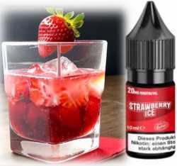 Strawberry Ice Erdbeeren Frische Erste Sahne 20mg Hybrid Nikotinsalz Liquid 10ml