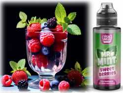 Sweet Berries Erdbeeren Himbeeren Brombeeren Cassis Minze Big Bottle 10ml Liquid Aroma in 120 ml Flasche