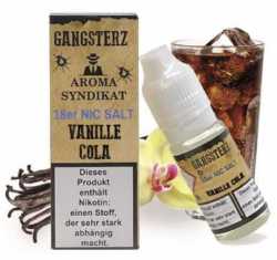 Vanille Cola Nikotinsalz Liquid Vanilla Cola Gangsterz 10ml