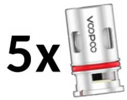 5 x Voopoo PnP VM1 Coil DL Mesh 0,3 Ohm für alle PnP Modelle, Argus, Drag X, Vinci