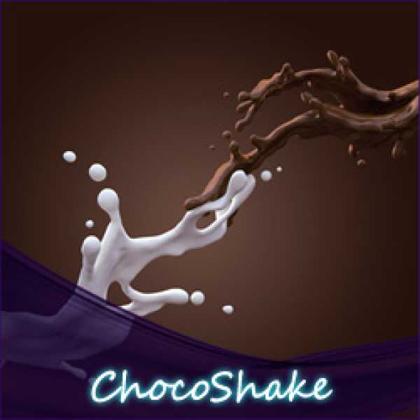 Liquid ChocoShake für Ihre E Zigarette erinnert an einen cremigen Schokodrink