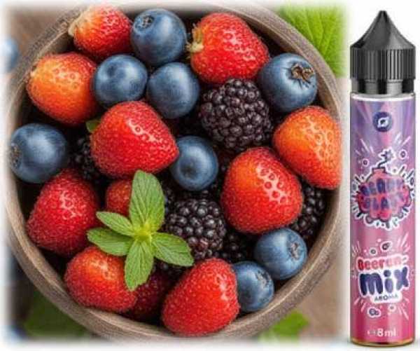 Beerenmix Erdbeeren Himbeeren Blaubeeren Menthol Flavorverse Aroma 8-in-75-ml