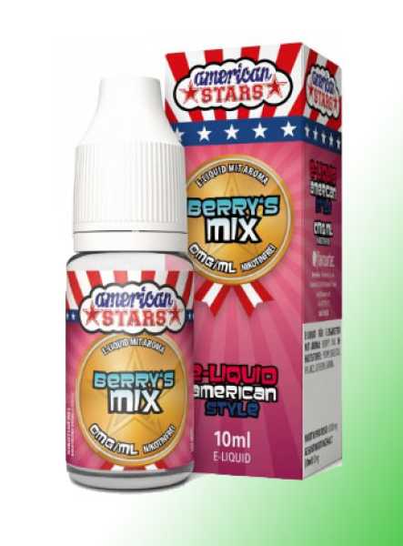 Beeren + Menthol (Berry‘s Mix) American Stars Liquid 10ml