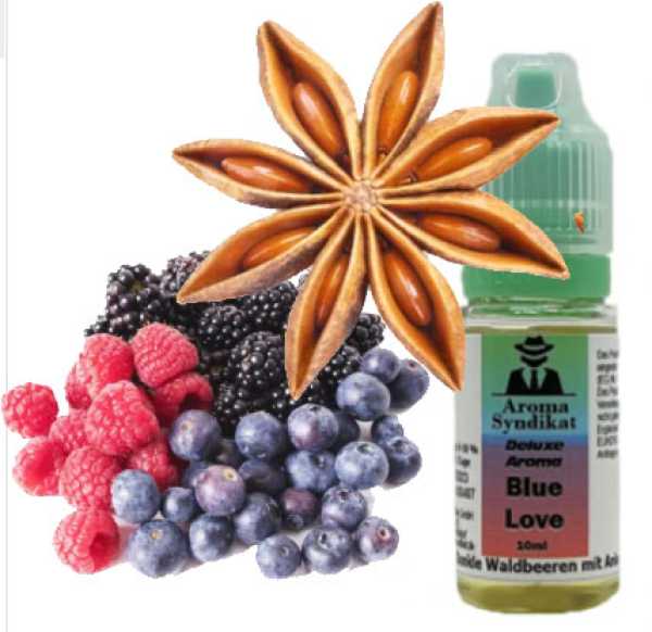 Blue Love Waldbeeren Anis Aroma 10ml von Syndikat Aroma 5 bis 10%