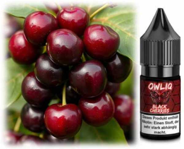 Black Cherries Dunkle Kirschen OWL Nikotinsalz Liquid 10ml