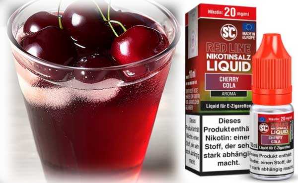 Cherry Cola Kirsch Cola Red Line SC Liquid Nikotinsalz 10ml