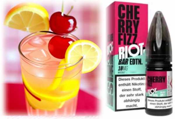 Cherry Fizz Kirschen Limonade Riot Squad Nikotinsalz 10ml