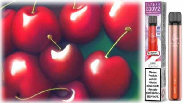 Cherry Kirschen ElfBar 600 V2 Einweg Ezigarette