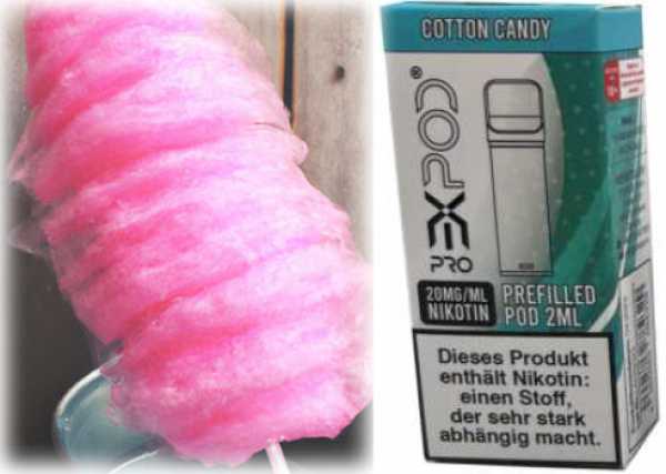 Cotton Candy Zuckerwatte Expod Pro 20mg Nikotin prefilled Pod