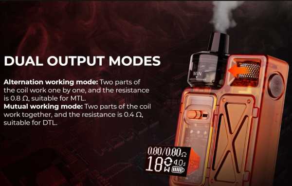 Crown M Pod Uwell 1000mAh 4ml 35W