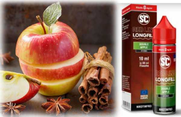 Double Apple Apfel Anis Doppelapfel SC Red Line Longfill 10-in-60ml