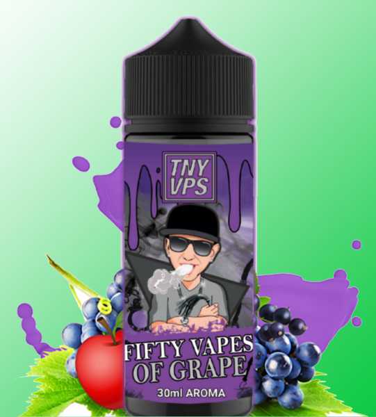 Fifty Vapes of Grape Tastic TNYVPS  (Trauben, Äpfel, Johannisbeere und Frische) 10ml in 120ml Liquid Aroma Tony Vapes -