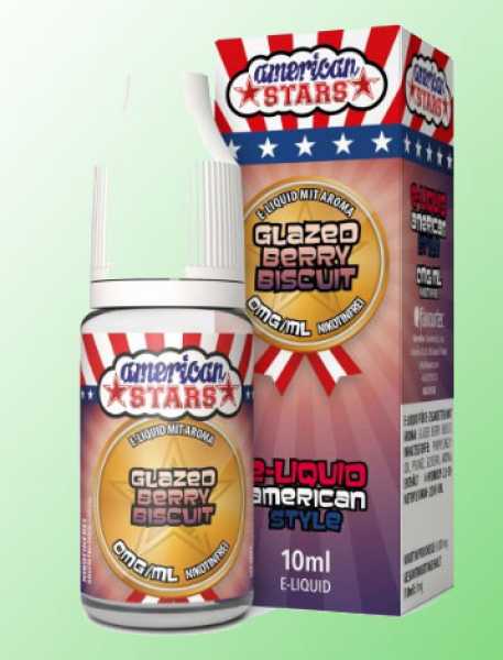 Kuchen Beeren Mandeln Creme Glasur (Glazed Berry Biscuit) American Stars Liquid 10ml