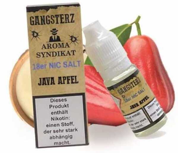 Java Apfel Liquid Gangsterz Nikotinsalz 10ml
