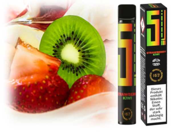 Strawberry Kiwi 5EL Erdbeeren Kiwi Einweg E-Zigarette 16mg 0mg Shisha