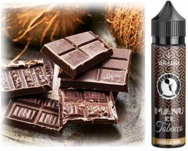 Manu El Tobacco White Choco Coco Feenchen Tabak Schoko Kokos Liquid Aroma 10ml in 60ml