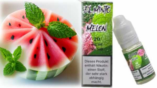 Melon Wassermelone Minze El Minto Nikotinsalz Liquid 10ml NicSalt