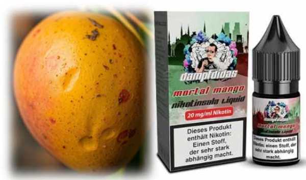 Mortal Mango Mangofruchtsaft Dampfdidas Nikotinsalz  10ml