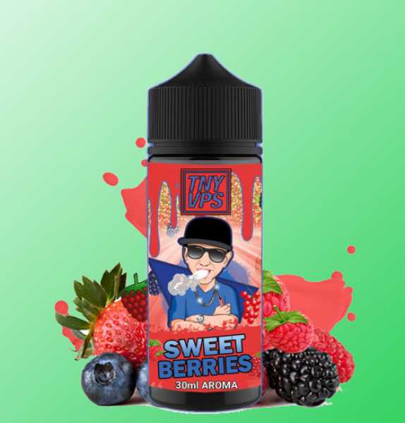 Sweet Berries TNYVPS (Brombeeren Himbeeren Heidelbeeren Erdbeeren) 10ml in 120ml Liquid Aroma Tony Vapes