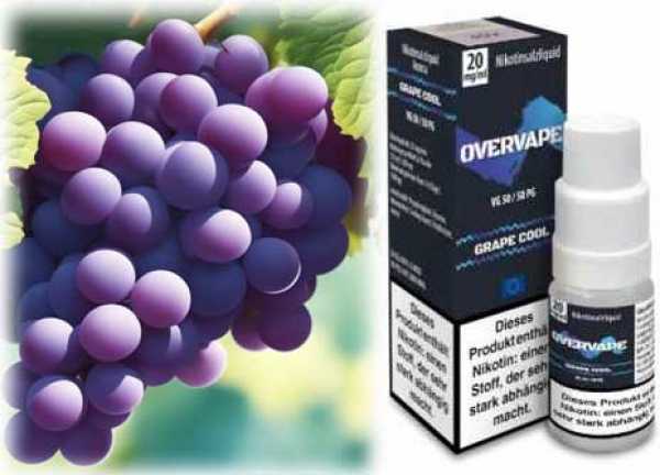 Grape Cool Trauben Menthol OverVape 20mg/ml 10ml