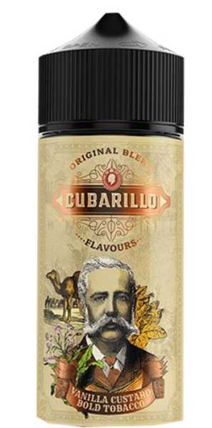 Vanilla Custard Bold Tobacco Cuparillo Liquid Aroma 10ml in 120ml (Vanille Creme dunkler Tabak)