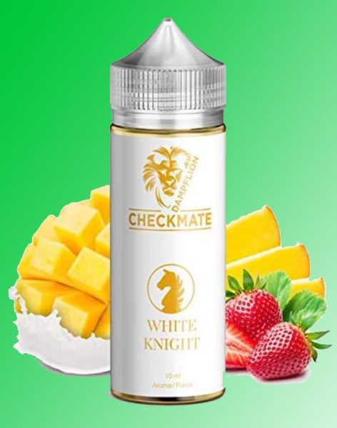 (Mango Joghurt, Erdbeeren und Frische) Liquid Dampflion White Knight Aroma 10ml Checkmate 10 in 120ml