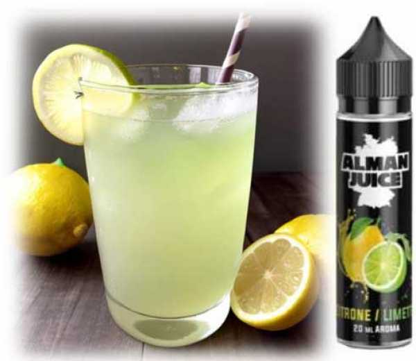 Zitrone Limette süße saure Zitronen Alman Juice 10ml-in-60ml