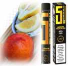 Lemon Peach Ice 5EL Pfirsich Zitrone Einweg E-Zigarette 16mg 0mg Shisha