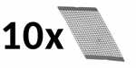 10 x Mesh Coils Nexmesh Coil Turbo 0,13 Ohm für Wotofo Profile RDA Verdampfer